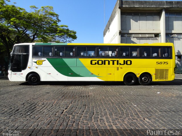 Empresa Gontijo de Transportes 5875 na cidade de Belo Horizonte, Minas Gerais, Brasil, por Paulo Cesar. ID da foto: 1674999.