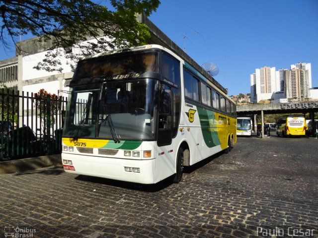 Empresa Gontijo de Transportes 5875 na cidade de Belo Horizonte, Minas Gerais, Brasil, por Paulo Cesar. ID da foto: 1675001.