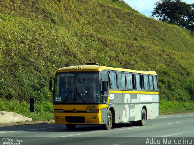 Viação Santa Edwiges 3280 na cidade de Betim, Minas Gerais, Brasil, por Adão Raimundo Marcelino. Número da foto: #1675901.