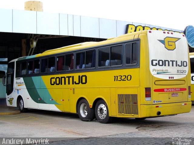 Empresa Gontijo de Transportes 11320 na cidade de Perdões, Minas Gerais, Brasil, por Andrey Gustavo. ID da foto: 1675960.