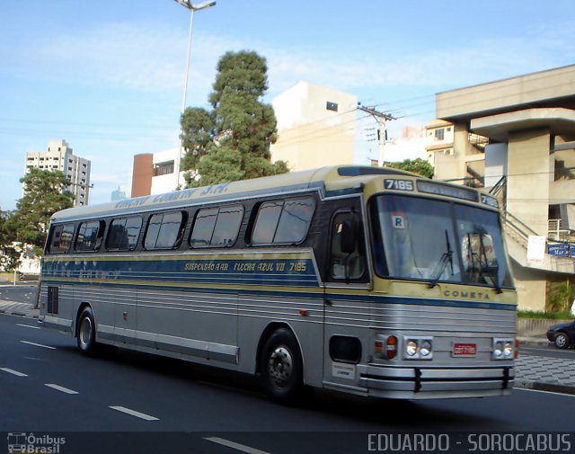 Viação Cometa 7185 na cidade de Sorocaba, São Paulo, Brasil, por EDUARDO - SOROCABUS. Número da foto: #1675974.