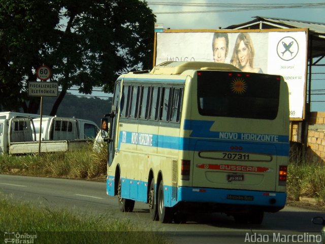 Viação Novo Horizonte 707311 na cidade de Betim, Minas Gerais, Brasil, por Adão Raimundo Marcelino. ID da foto: 1675989.