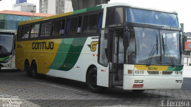 Empresa Gontijo de Transportes 11070 na cidade de Belo Horizonte, Minas Gerais, Brasil, por Fabri Ferreira. ID da foto: 1674918.