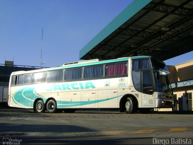 Viação Garcia 6864 na cidade de Campinas, São Paulo, Brasil, por Diego Batista. ID da foto: 1677869.