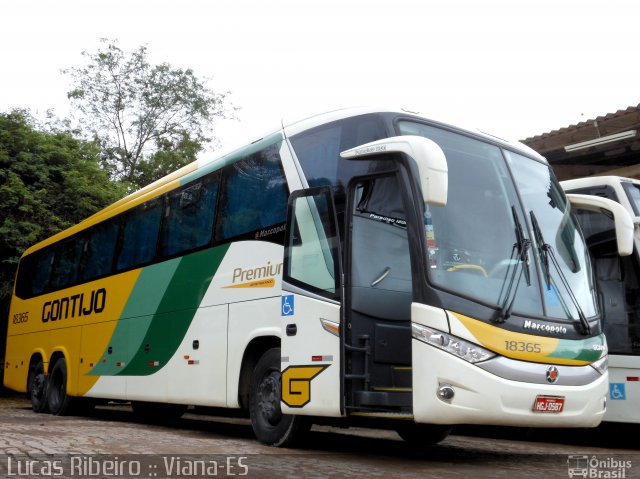 Empresa Gontijo de Transportes 18365 na cidade de Viana, Espírito Santo, Brasil, por Lucas Ribeiro de Souza Ferreira. Número da foto: #1642014.