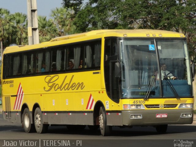 Viação Itapemirim 45105 na cidade de Teresina, Piauí, Brasil, por João Victor. ID da foto: 1641255.