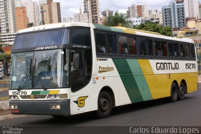 Empresa Gontijo de Transportes 15270 na cidade de Ribeirão Preto, São Paulo, Brasil, por Carlos Eduardo Lopes. ID da foto: 1642461.