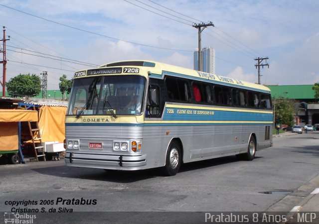 Viação Cometa 7206 na cidade de São Paulo, São Paulo, Brasil, por Cristiano Soares da Silva. ID da foto: 1641246.