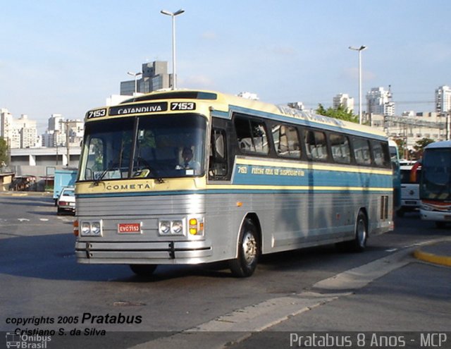 Viação Cometa 7153 na cidade de São Paulo, São Paulo, Brasil, por Cristiano Soares da Silva. ID da foto: 1641259.