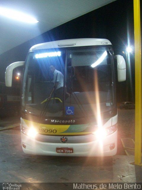 Empresa Gontijo de Transportes 18090 na cidade de Camanducaia, Minas Gerais, Brasil, por Matheus de Melo Bento. Número da foto: #1641850.