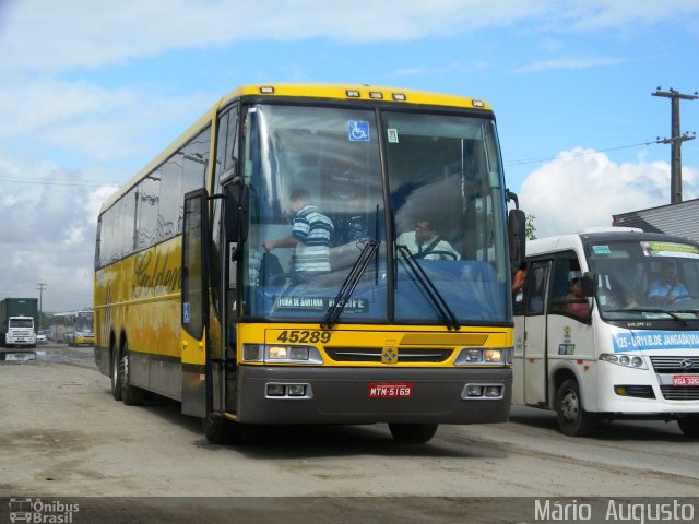 Viação Itapemirim 45289 na cidade de Jaboatão dos Guararapes, Pernambuco, Brasil, por Mário  Augusto. Número da foto: #1679427.