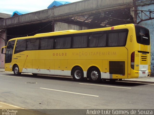 Viação Itapemirim 48115 na cidade de Rio de Janeiro, Rio de Janeiro, Brasil, por André Luiz Gomes de Souza. Número da foto: #1679868.