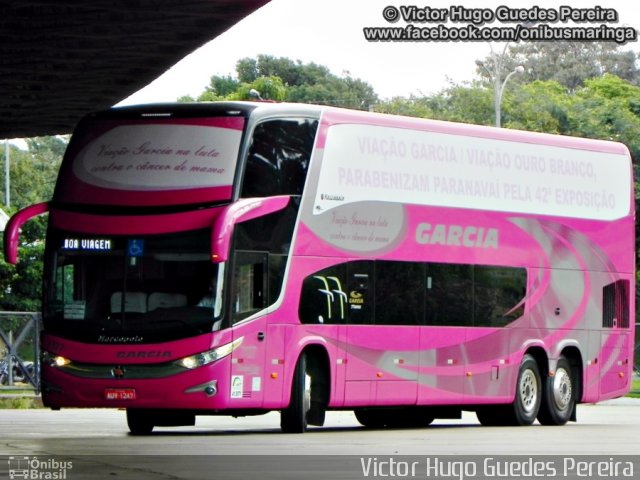 Viação Garcia 7127 na cidade de Maringá, Paraná, Brasil, por Victor Hugo Guedes Pereira. ID da foto: 1678204.