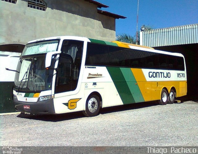 Empresa Gontijo de Transportes 11570 na cidade de Januária, Minas Gerais, Brasil, por Thiago  Pacheco. Número da foto: #1679550.