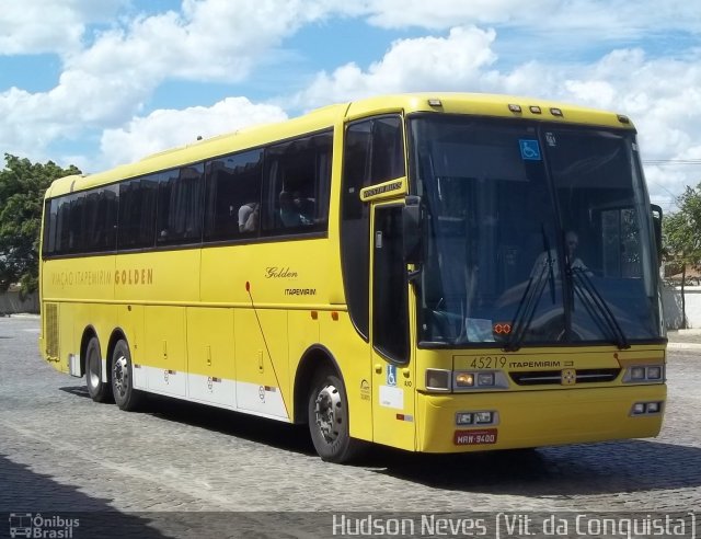 Viação Itapemirim 45219 na cidade de Vitória da Conquista, Bahia, Brasil, por Hudson Neves. Número da foto: #1679608.