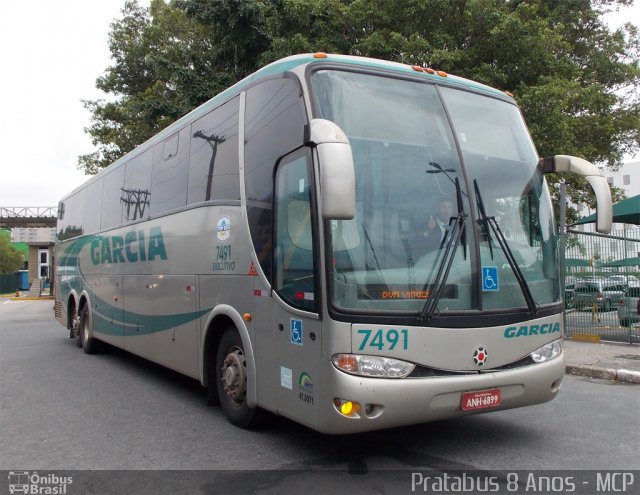Viação Garcia 7491 na cidade de São Paulo, São Paulo, Brasil, por Cristiano Soares da Silva. Número da foto: #1679937.