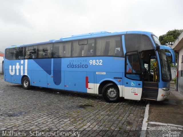 UTIL - União Transporte Interestadual de Luxo 9832 na cidade de São Vicente, São Paulo, Brasil, por Matheus  Scheguschewsky. Número da foto: #1682109.
