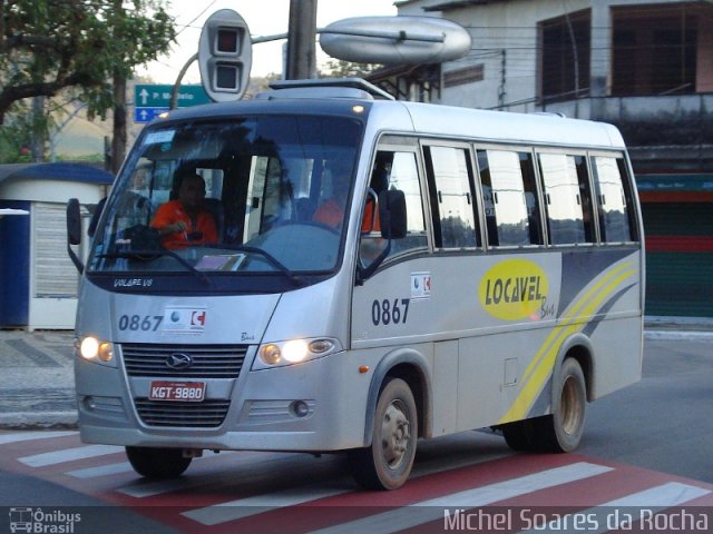Locavel Bus 0867 na cidade de Guapimirim, Rio de Janeiro, Brasil, por Michel Soares da Rocha. Número da foto: #1680859.