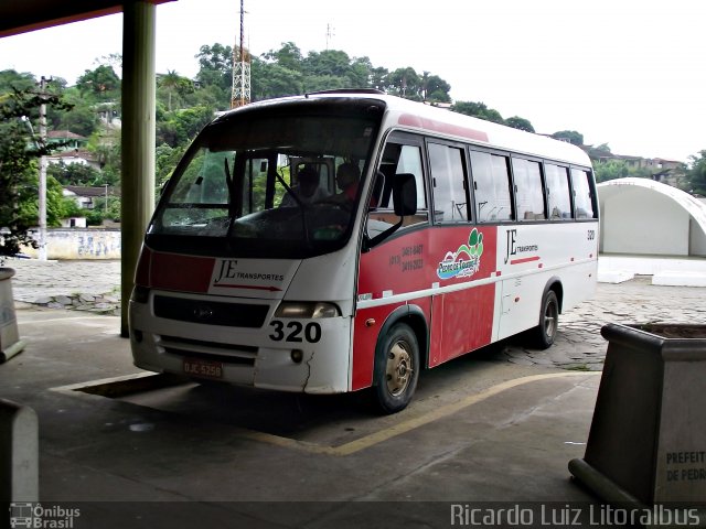 JE Transportes 320 na cidade de Pedro de Toledo, São Paulo, Brasil, por Ricardo Luiz. Número da foto: #1682277.
