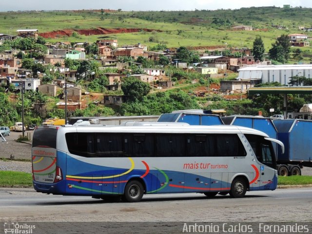 Mais Tur Turismo 1202 na cidade de João Monlevade, Minas Gerais, Brasil, por Antonio Carlos Fernandes. ID da foto: 1682901.