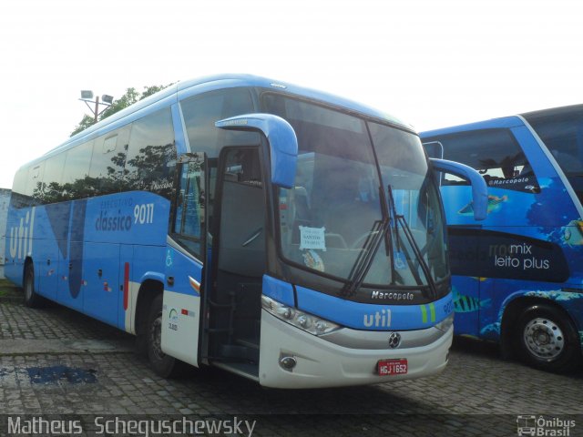 UTIL - União Transporte Interestadual de Luxo 9011 na cidade de São Vicente, São Paulo, Brasil, por Matheus  Scheguschewsky. Número da foto: #1683343.