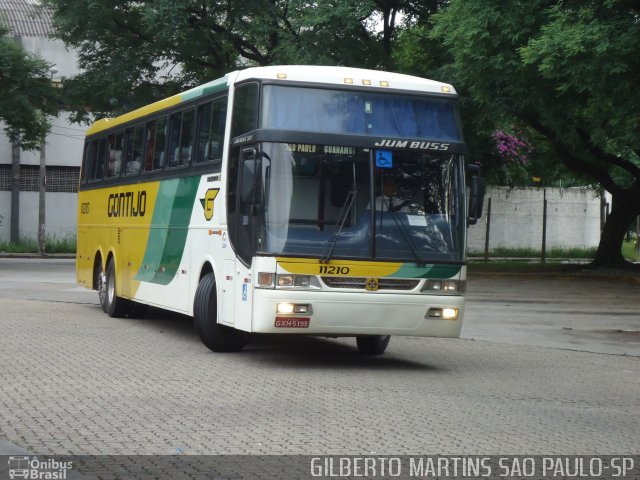 Empresa Gontijo de Transportes 11210 na cidade de São Paulo, São Paulo, Brasil, por Gilberto Martins. Número da foto: #1683703.