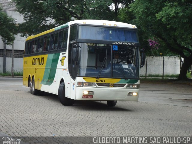 Empresa Gontijo de Transportes 11210 na cidade de São Paulo, São Paulo, Brasil, por Gilberto Martins. ID da foto: 1683703.