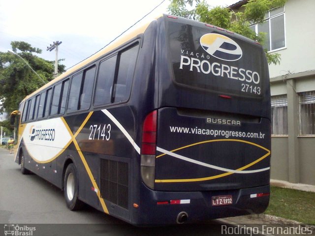 Viação Progresso 27143 na cidade de Além Paraíba, Minas Gerais, Brasil, por Rodrigo Fernades. Número da foto: #1683389.