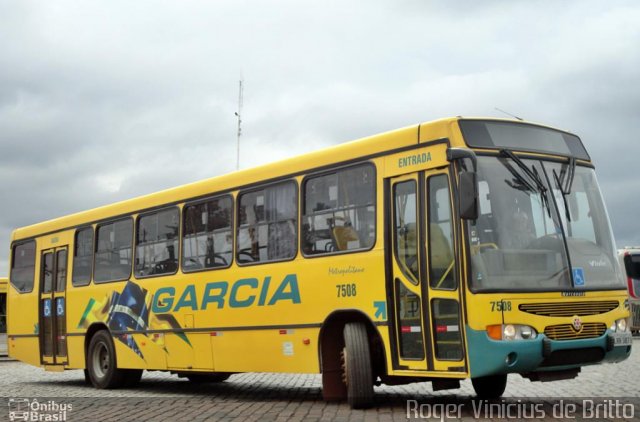 Viação Garcia 7508 na cidade de Londrina, Paraná, Brasil, por Roger Vinicius de Britto. ID da foto: 1686752.