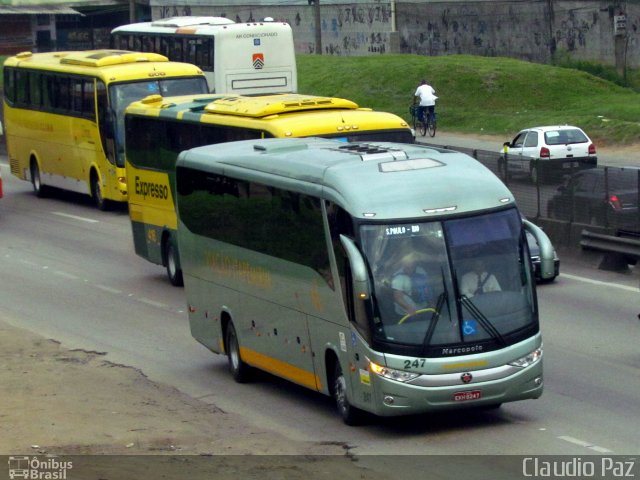 Viação Itapemirim 247 na cidade de Nova Iguaçu, Rio de Janeiro, Brasil, por Claudio Paz. ID da foto: 1685926.