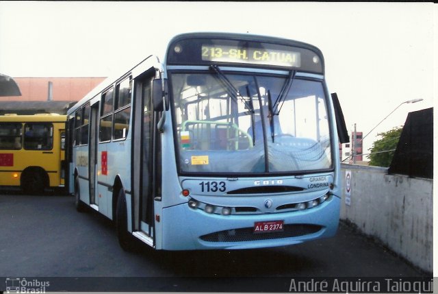 TCGL - Transportes Coletivos Grande Londrina 1133 na cidade de Londrina, Paraná, Brasil, por André Aguirra Taioqui. Número da foto: #1686293.