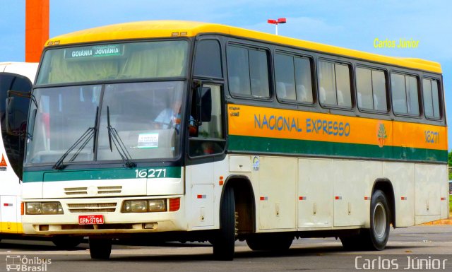 Nacional Expresso 16271 na cidade de Goiânia, Goiás, Brasil, por Carlos Júnior. ID da foto: 1685442.