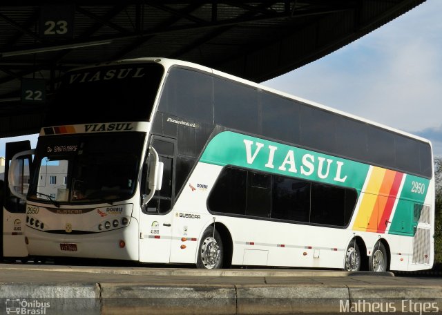 Viasul - Auto Viação Venâncio Aires 2950 na cidade de Santa Maria, Rio Grande do Sul, Brasil, por Matheus Etges. Número da foto: #1685328.