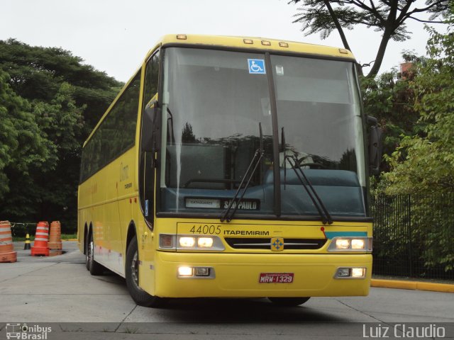 Viação Itapemirim 44005 na cidade de São Paulo, São Paulo, Brasil, por Luiz Claudio . ID da foto: 1684407.