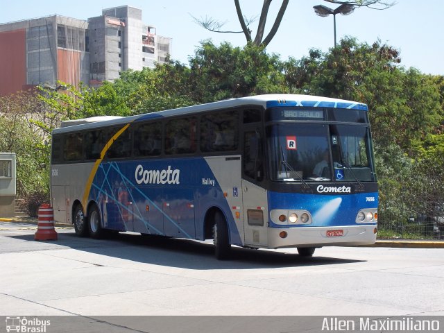 Viação Cometa 7656 na cidade de São Paulo, São Paulo, Brasil, por Allen Maximiliano. ID da foto: 1685706.