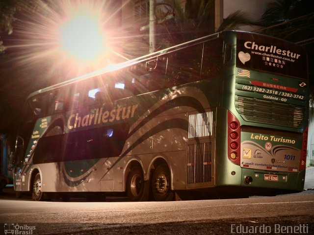 Charllestur Ônibus de Turismo 1011 na cidade de Cuiabá, Mato Grosso, Brasil, por Eduardo Benetti . ID da foto: 1684221.