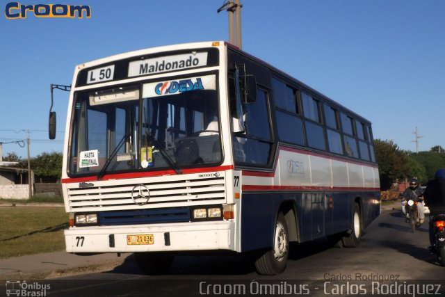 CODESA - Compañia Omnibuseira del Este 77 na cidade de , por Croom Ómnibus. Número da foto: #1688036.