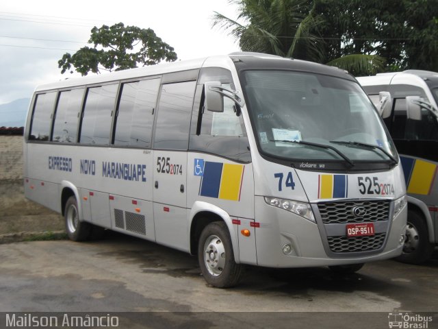 Expresso Novo Maranguape Transportes e Turismo 074 na cidade de Maranguape, Ceará, Brasil, por Mailson Amâncio. Número da foto: #1687650.