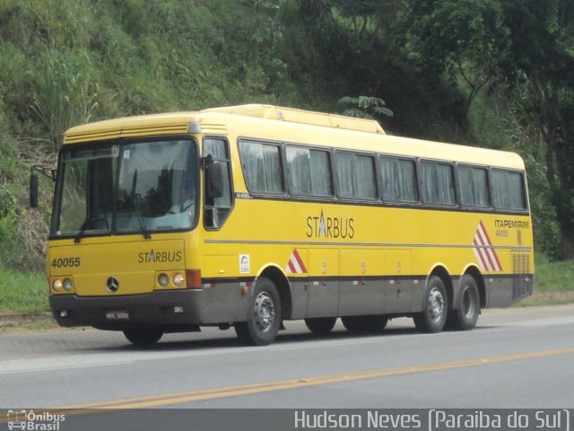 Viação Itapemirim 40055 na cidade de Paraíba do Sul, Rio de Janeiro, Brasil, por Hudson Neves. Número da foto: #1687188.