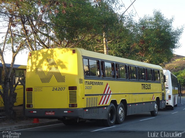 Viação Itapemirim 24207 na cidade de Vitória, Espírito Santo, Brasil, por Luiz Claudio . Número da foto: #1690314.