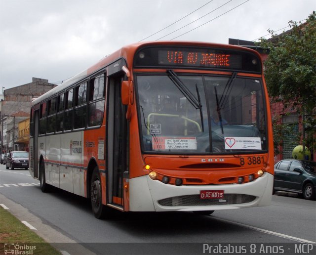 Santa Madalena > Oak Tree Transportes Urbanos 8 3881 na cidade de São Paulo, São Paulo, Brasil, por Cristiano Soares da Silva. Número da foto: #1690404.