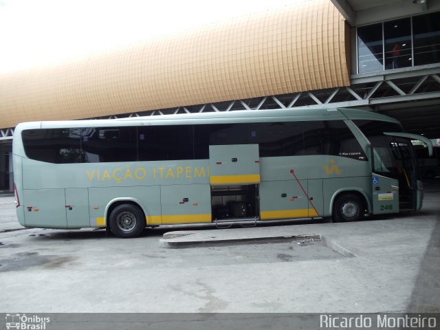 Viação Itapemirim 248 na cidade de Rio de Janeiro, Rio de Janeiro, Brasil, por Ricardo Silva Monteiro. ID da foto: 1690459.