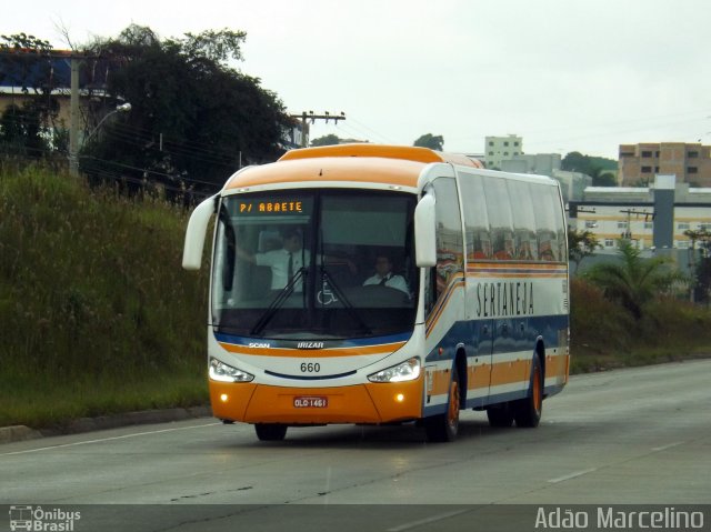 Viação Sertaneja 660 na cidade de Contagem, Minas Gerais, Brasil, por Adão Raimundo Marcelino. ID da foto: 1690651.