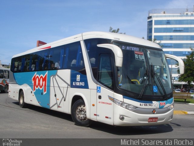 Auto Viação 1001 RJ 108.943 na cidade de Araruama, Rio de Janeiro, Brasil, por Michel Soares da Rocha. Número da foto: #1690859.