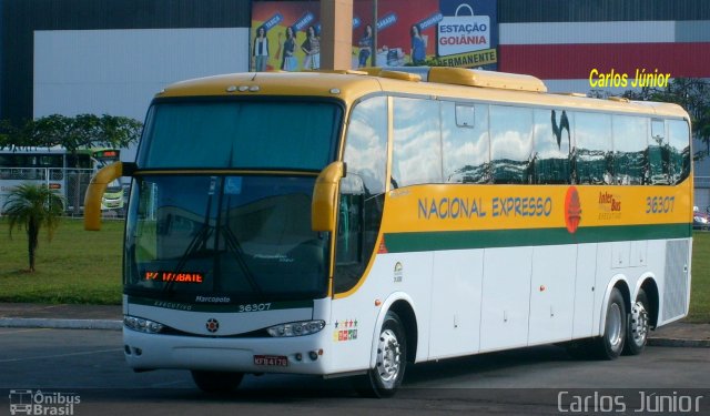 Nacional Expresso 36307 na cidade de Goiânia, Goiás, Brasil, por Carlos Júnior. Número da foto: #1690505.