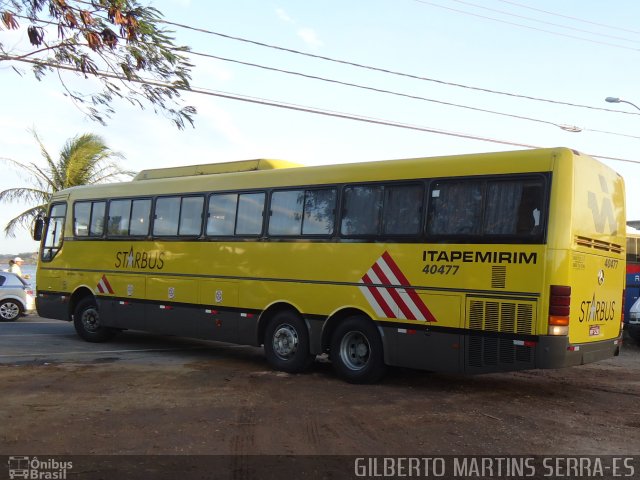 Viação Itapemirim 40477 na cidade de Vitória, Espírito Santo, Brasil, por Gilberto Martins. ID da foto: 1689507.