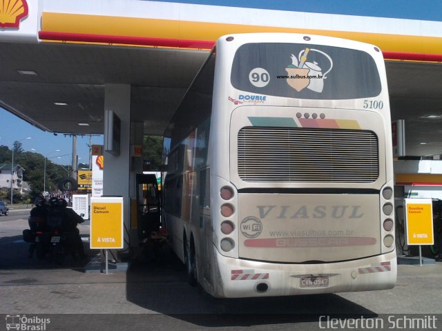 Viasul - Auto Viação Venâncio Aires 5100 na cidade de Santa Maria, Rio Grande do Sul, Brasil, por Cleverton Schmitt. Número da foto: #1693176.