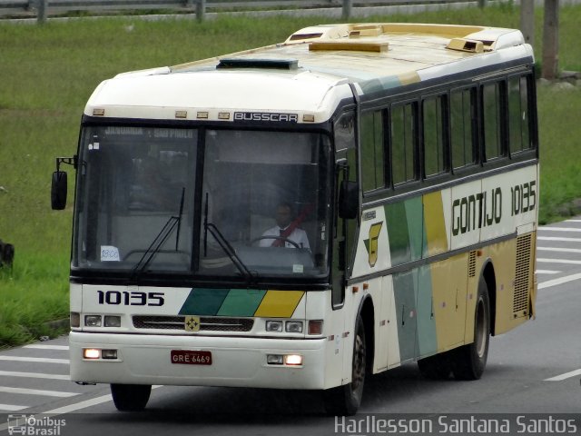 Empresa Gontijo de Transportes 10135 na cidade de Atibaia, São Paulo, Brasil, por Harllesson Santana Santos. ID da foto: 1692625.