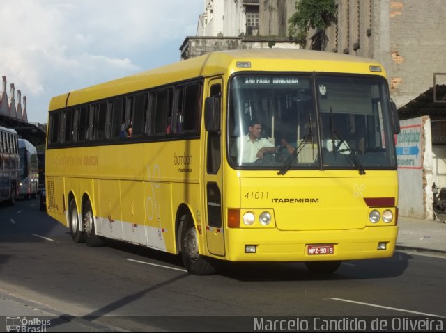 Viação Itapemirim 41011 na cidade de Rio de Janeiro, Rio de Janeiro, Brasil, por Marcelo Candido de Oliveira. ID da foto: 1692616.