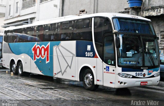 Auto Viação 1001 2615 na cidade de Rio de Janeiro, Rio de Janeiro, Brasil, por André Vitor  Silva dos Santos. ID da foto: 1692031.